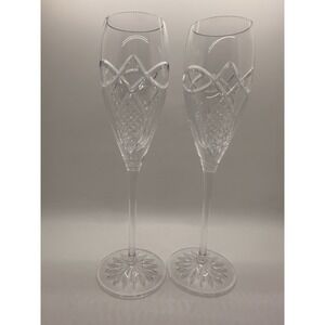 Waterford Crystal Celtic Knot‎ Celebration Flutes 40029118 No Box